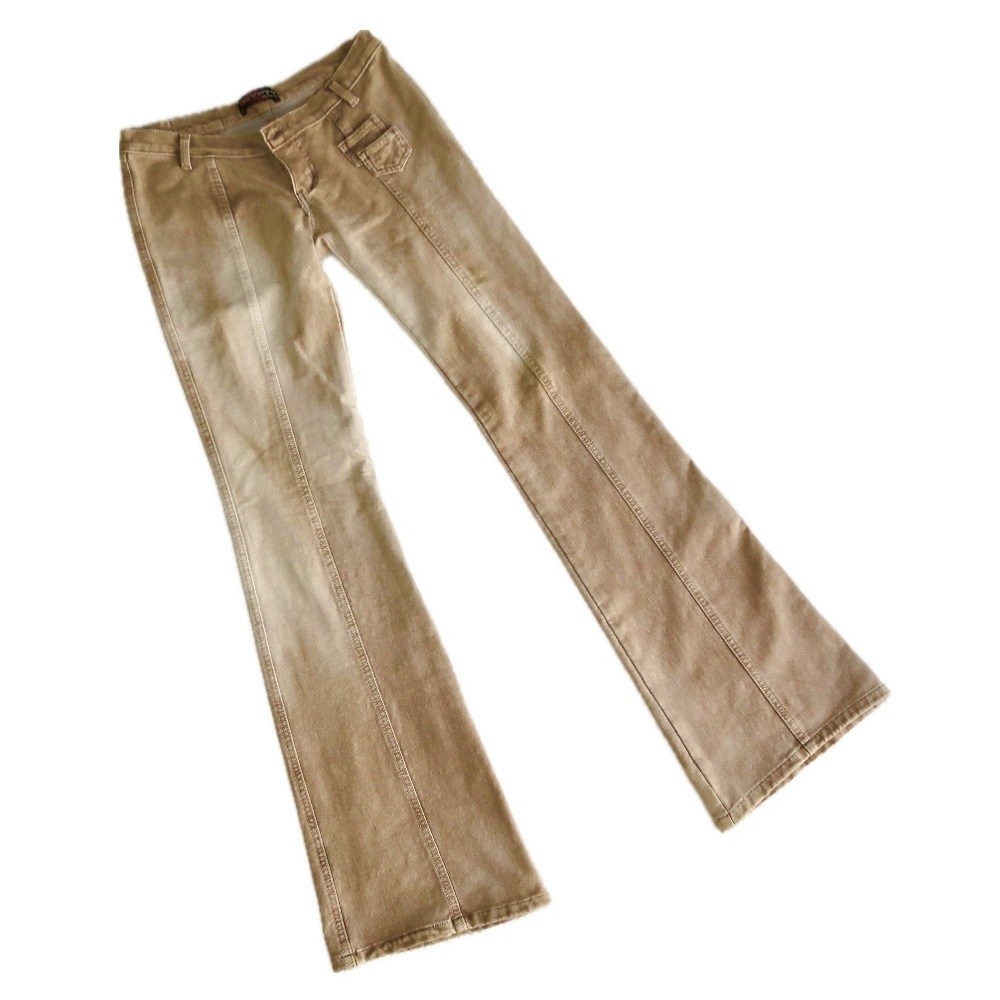 Sexy low rise brown tan jeans